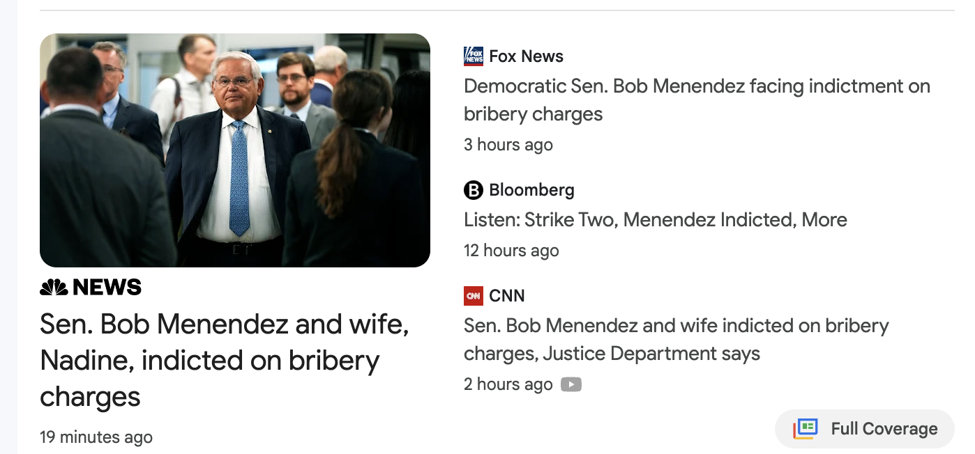 بوب مەنەندەز، كېڭەش پالاتا ئەزاسى