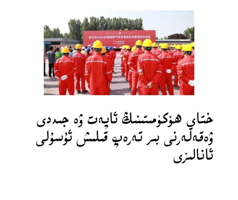 ختاي ھۆكۈمىتىنىڭ ئاپەت ۋە جىددى ۋەقەلەرنى بىر تەرەپ قىلىش ئۇسۇلى ئانالىزى