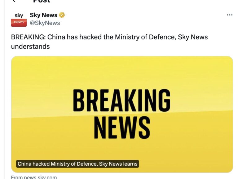 ختاي ئەنگىلىيە تور ھۇجۇمى